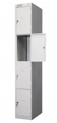Шкаф для хранения вещей и сумок, 4 ячейки ШРС-14-300 (1850х300х500мм) основная секция